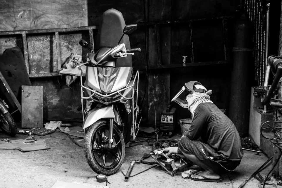 Khu chờ thay dầu
